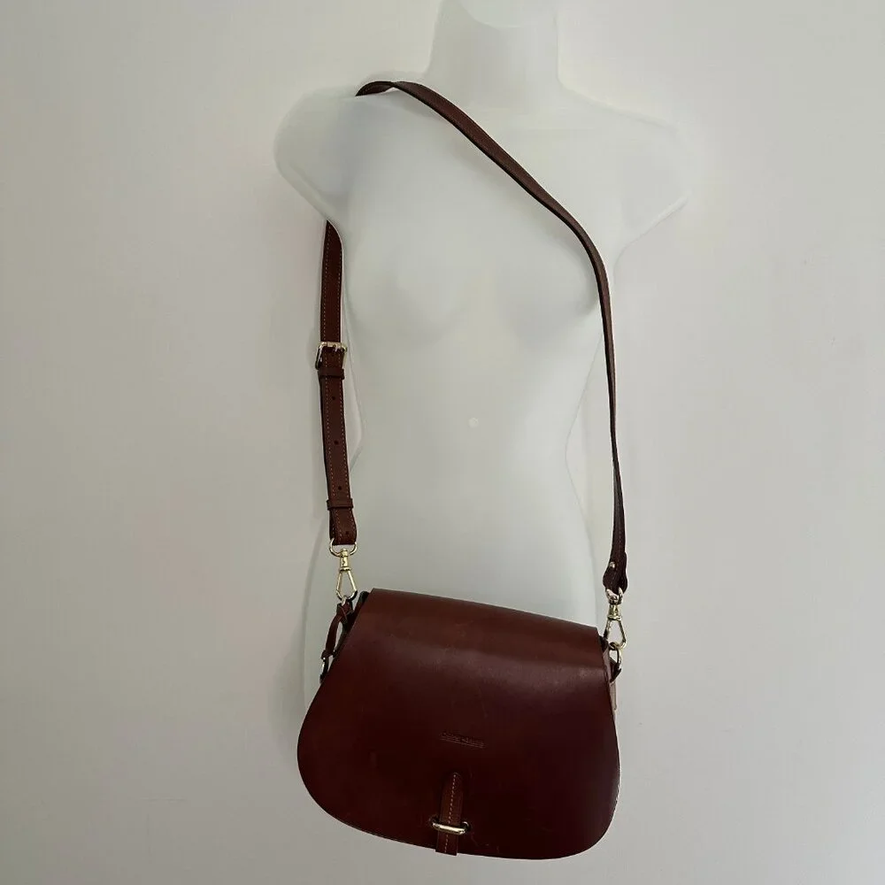 Dooney & Bourke Alto Leather Saddle Crossbody Bag